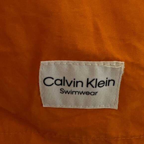 Calvin Klein Orange Swim Shorts Large Swimwear Trunks - Picture 4 of 5